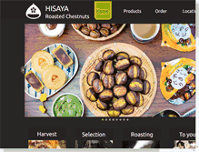 Tablet Screenshot of kyotochestnuts.com